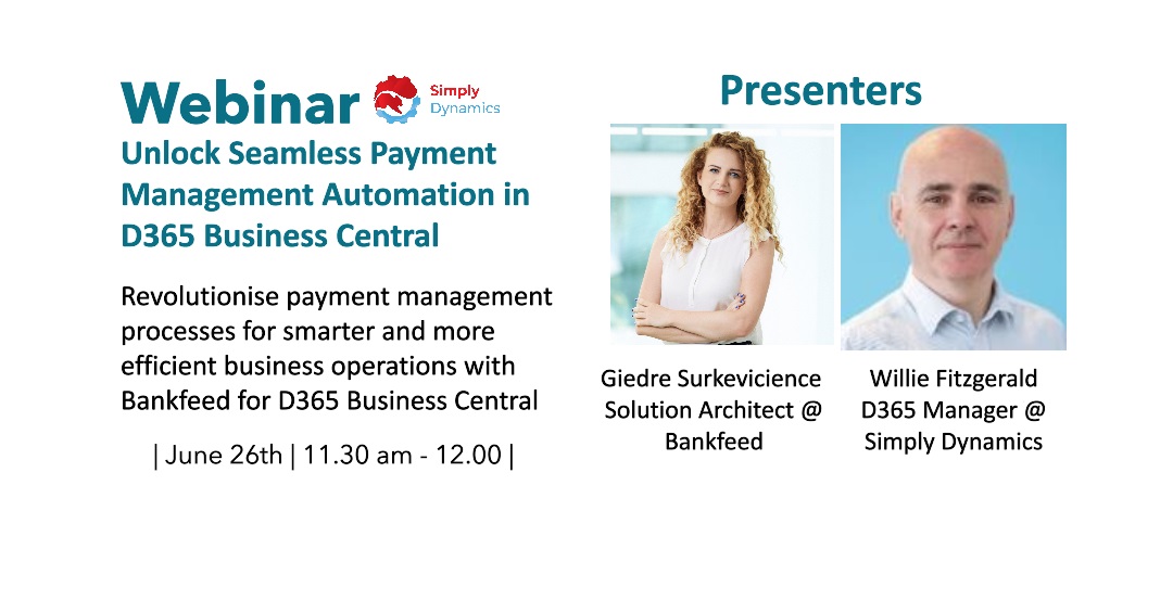 Webinar: Unlock Seamless Payment Management Automation in D365 Business Central