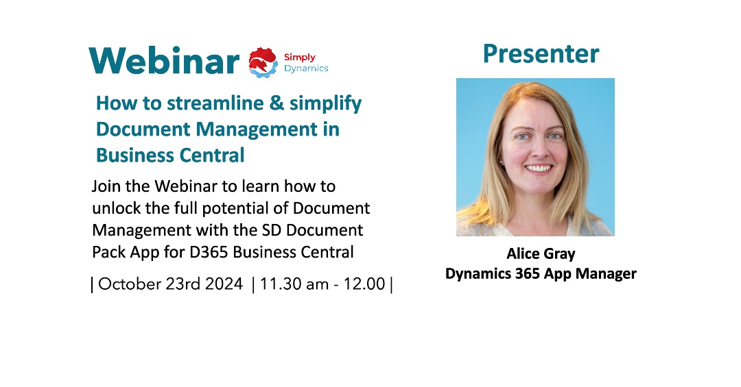 Webinar: Simplify Document Management in D365 Business Central